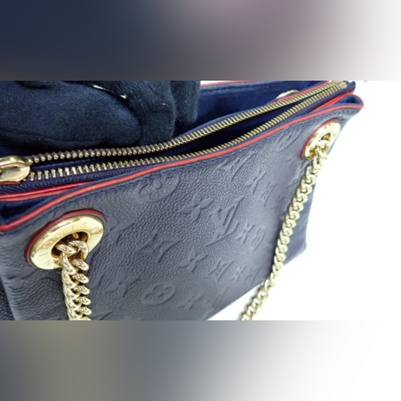 Louis Vuitton Monogram Empreinte Selene BB Marine Rouge Shoulder Bag! - Picture 4 of 6